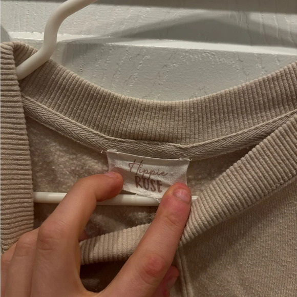 Tan Crew neck Sweatshirt - Picture 3 of 3